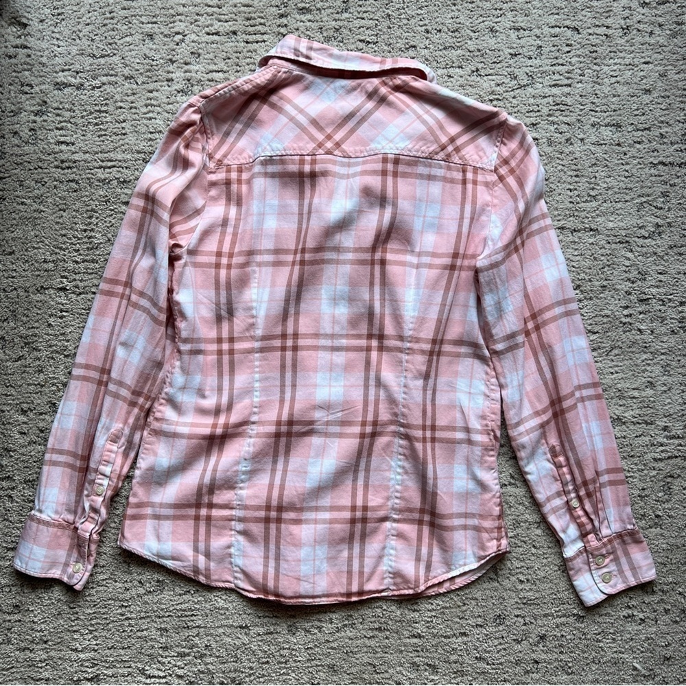 J.CREW Perfect Fit plaid Button Down Shirt Size Small - Picture 3 of 5